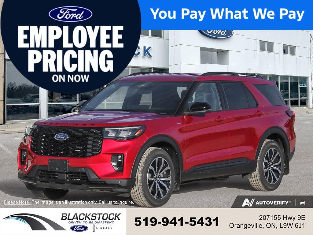 RAPID RED METALLIC TINTED CLEARCOAT 2026 Ford Explorer SUV / Crossover All-Wheel Drive Automatic
