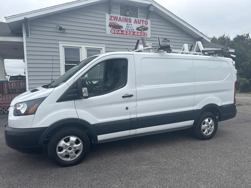 White 2018 Ford Transit Cargo Van Rear-Wheel Drive 6-Speed Automatic