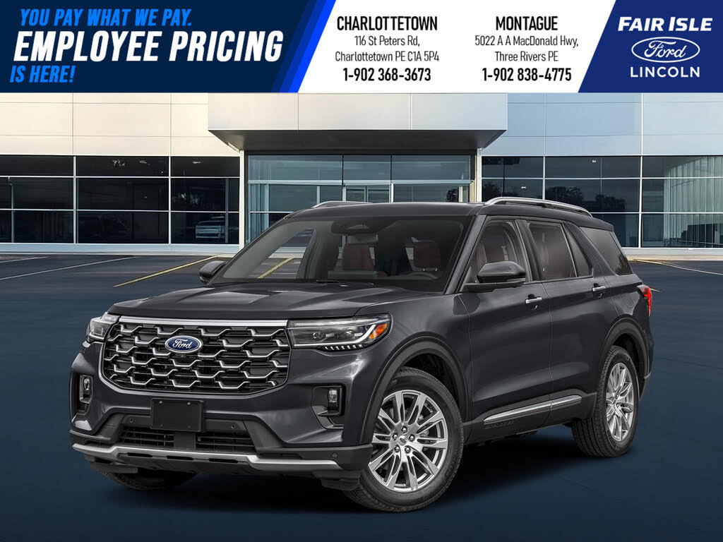  2026 Ford Explorer Platinum AWD   