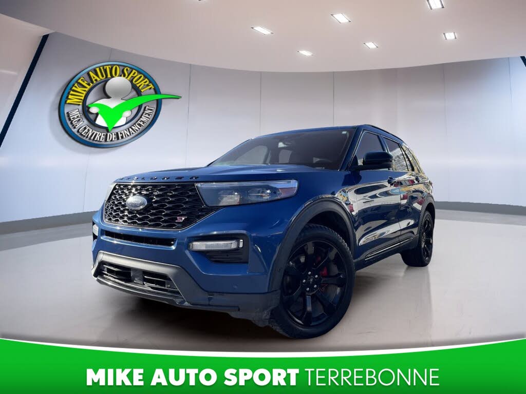 Blue (Bleu fonçé) 2022 Ford Explorer SUV / Crossover All-Wheel Drive Automatic