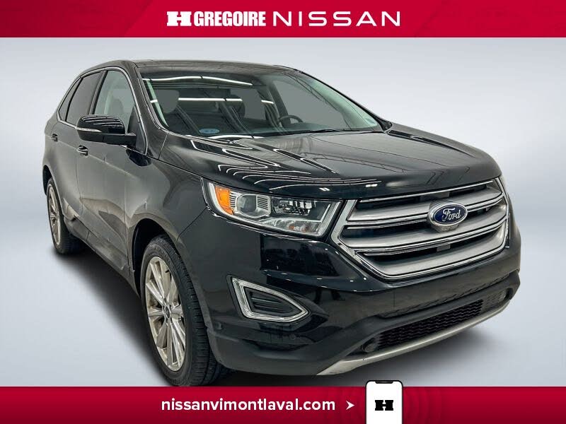 White 2018 Ford Edge SUV / Crossover All-Wheel Drive Automatic