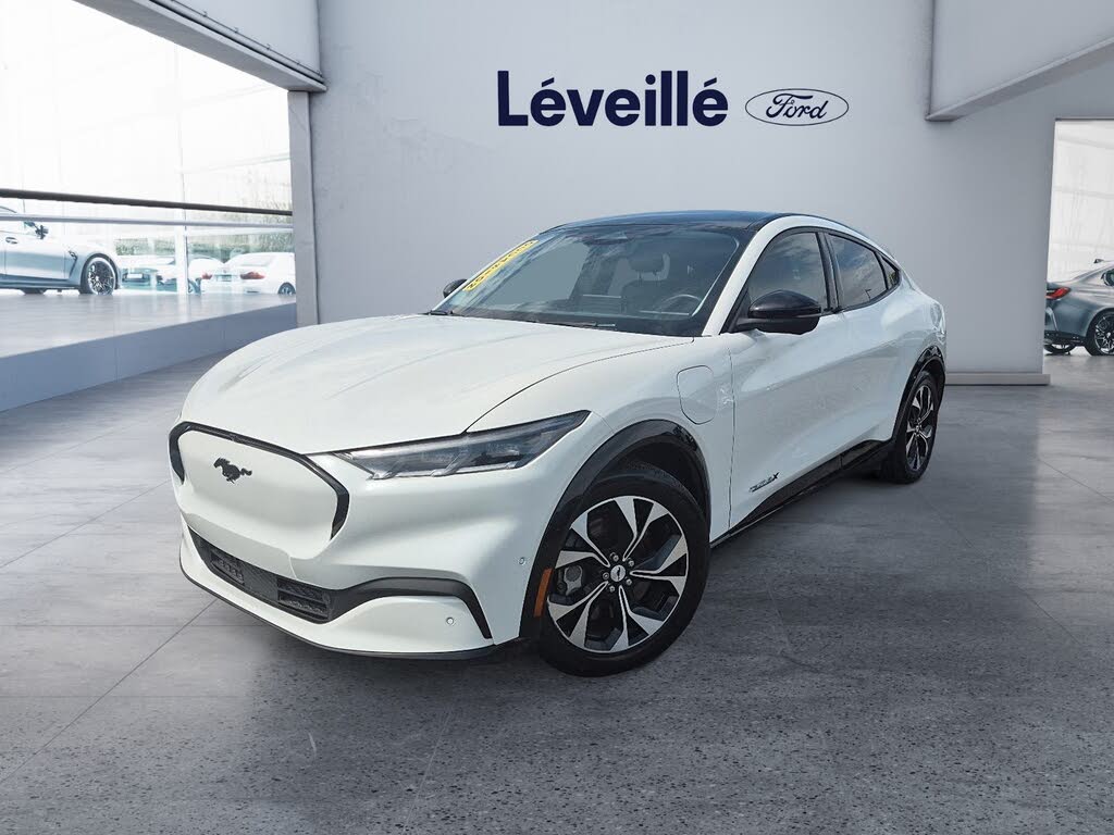 White 2021 Ford Mustang Mach-E SUV / Crossover All-Wheel Drive Automatic