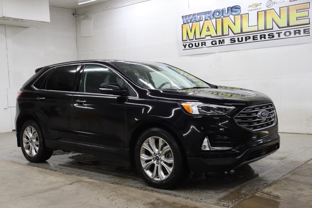 Black 2020 Ford Edge SUV / Crossover All-Wheel Drive Automatic