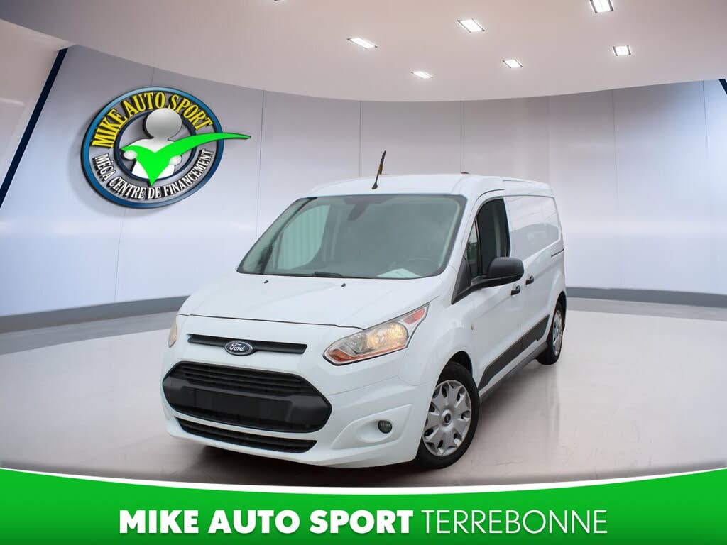 White 2018 Ford Transit Connect Van Front-Wheel Drive Automatic