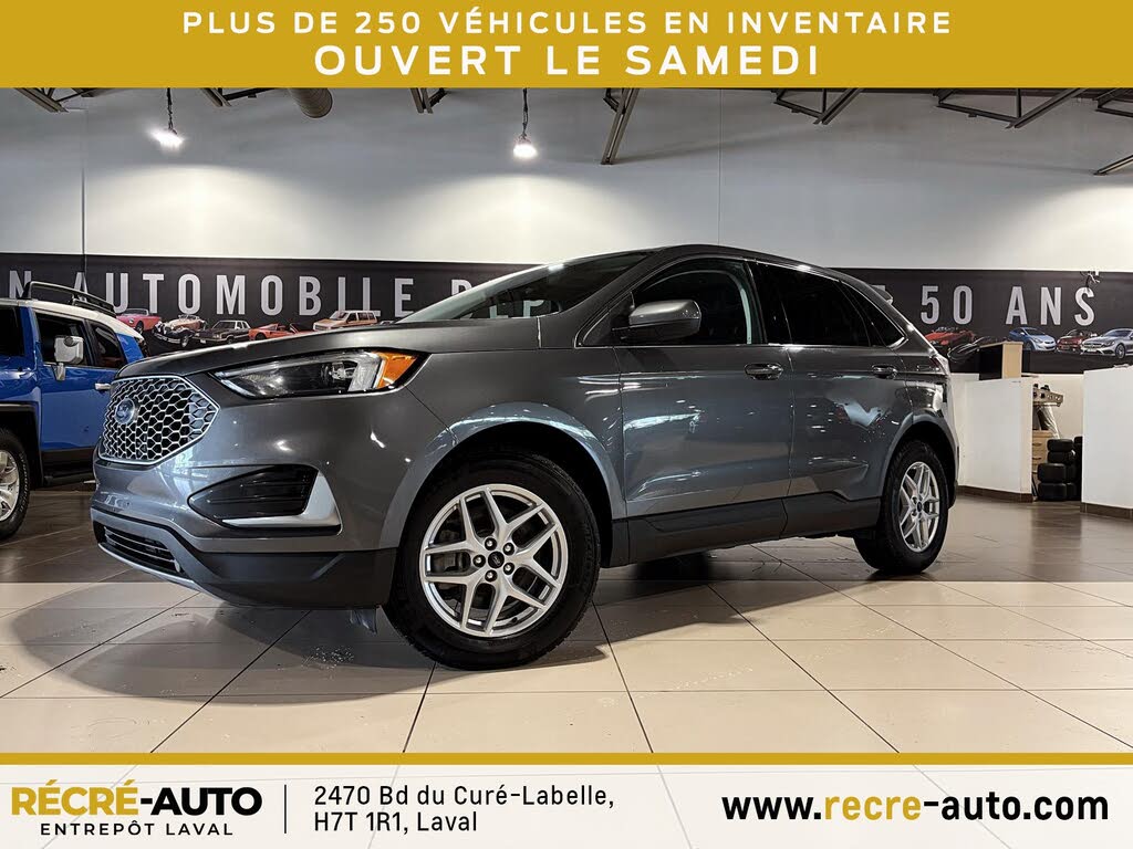 Gray (Carbonized Grey Metallic (M7)) 2023 Ford Edge SUV / Crossover All-Wheel Drive Automatic