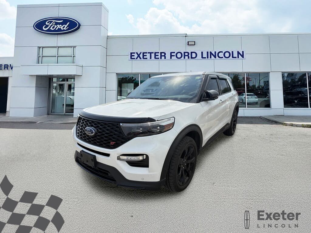 White 2022 Ford Explorer SUV / Crossover All-Wheel Drive Automatic