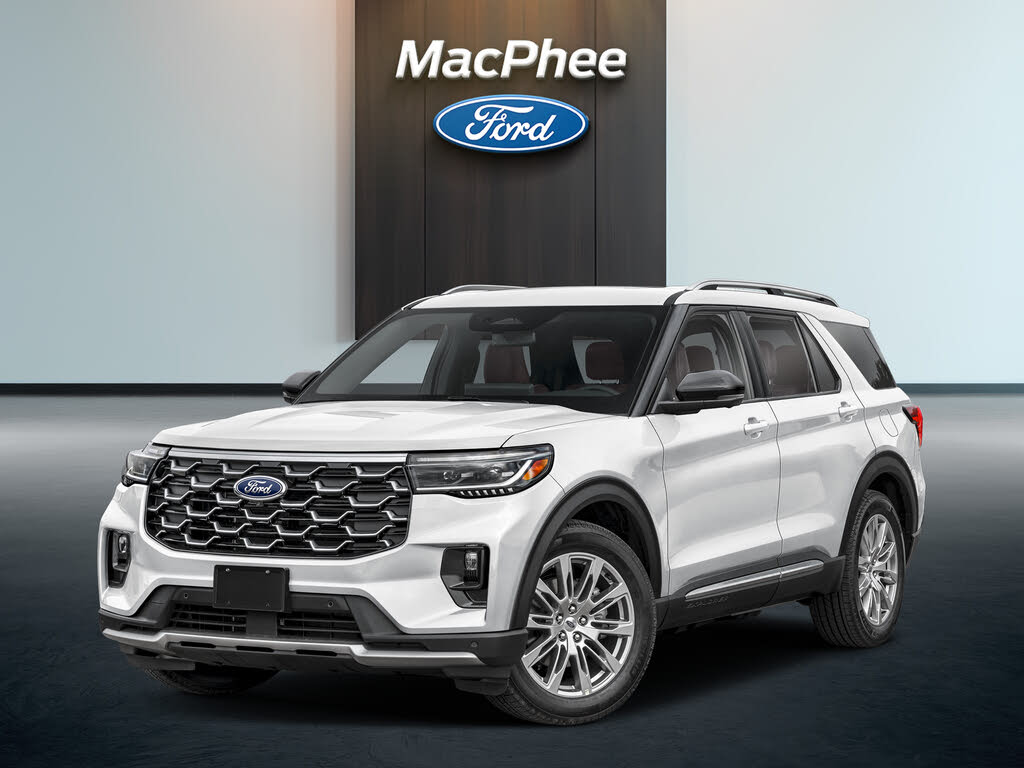 Space White Metallic 2026 Ford Explorer SUV / Crossover All-Wheel Drive Automatic