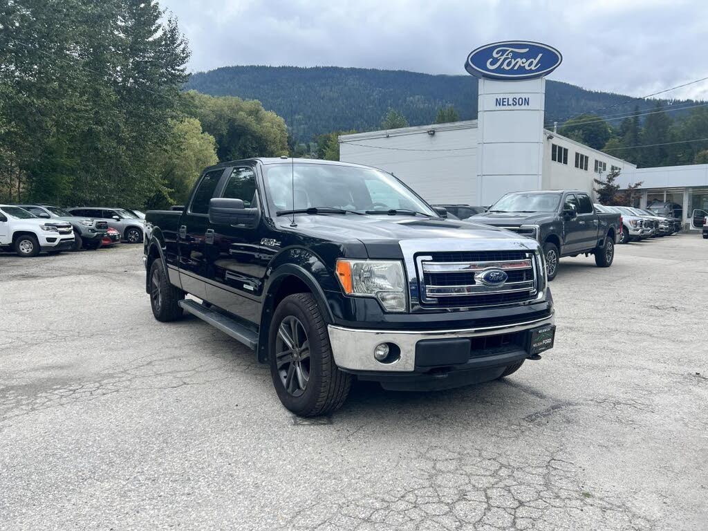 Black 2014 Ford F-150 Pickup Truck Four-Wheel Drive Automatic