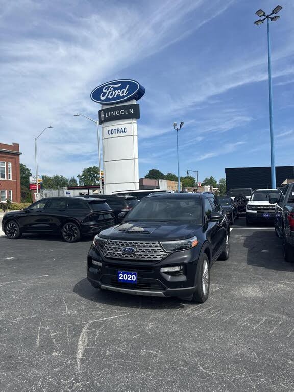 Black 2020 Ford Explorer SUV / Crossover All-Wheel Drive Automatic