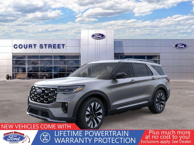 Carbonized Gray Metallic 2026 Ford Explorer SUV / Crossover All-Wheel Drive Automatic
