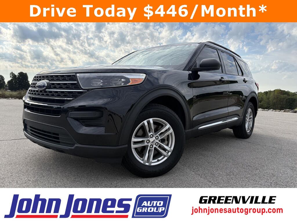 Agate Black Metallic 2022 Ford Explorer SUV / Crossover All-Wheel Drive Automatic