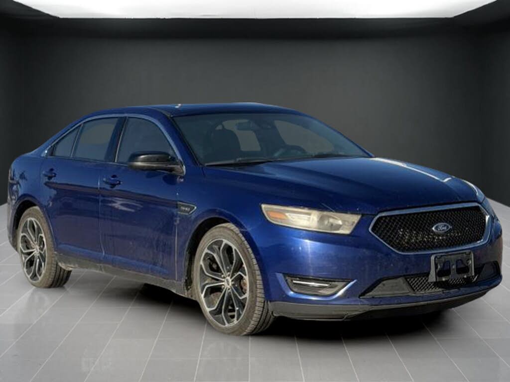 Blue 2015 Ford Taurus Sedan All-Wheel Drive Automatic