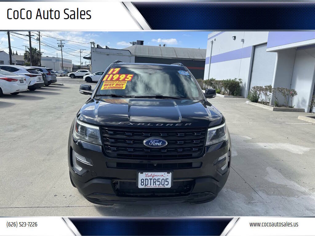 Black 2017 Ford Explorer SUV / Crossover All-Wheel Drive 6-Speed Automatic
