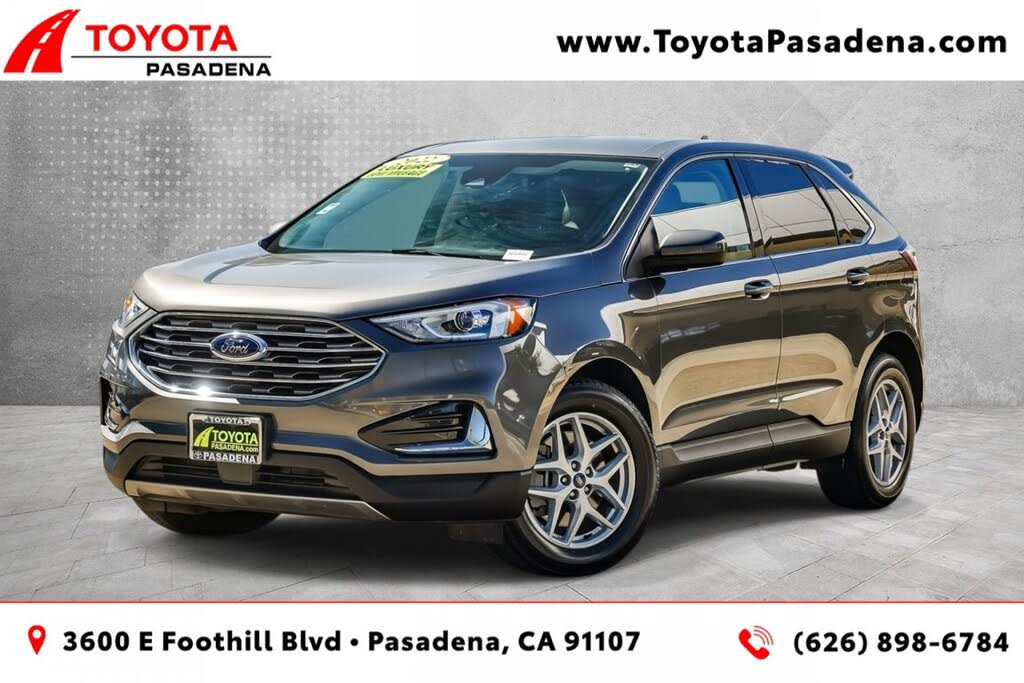 Gray 2022 Ford Edge SUV / Crossover All-Wheel Drive Automatic
