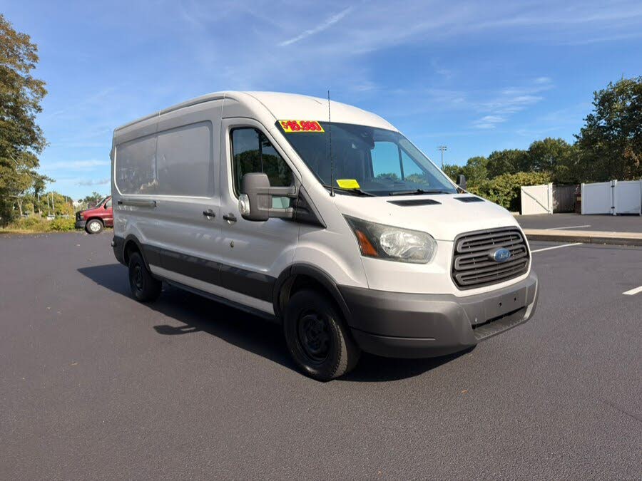 Oxford White 2015 Ford Transit Cargo Van Rear-Wheel Drive Automatic