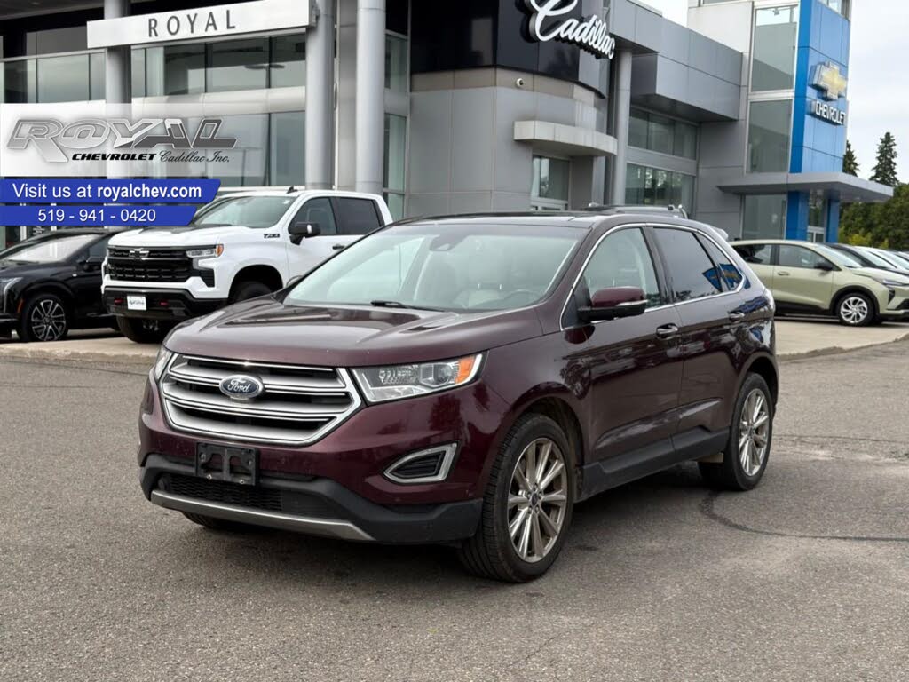 Gray 2017 Ford Edge SUV / Crossover All-Wheel Drive 6-Speed Automatic
