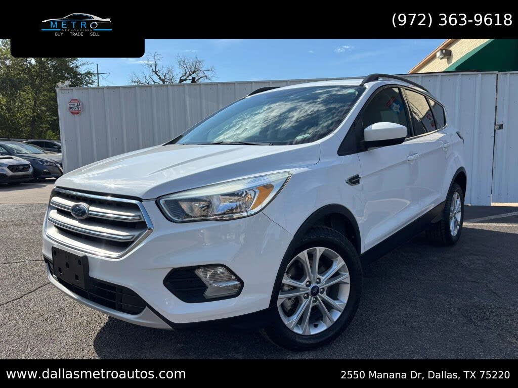 White 2018 Ford Escape SUV / Crossover All-Wheel Drive 6-Speed Automatic