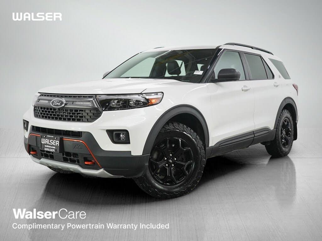 White 2023 Ford Explorer SUV / Crossover All-Wheel Drive Automatic