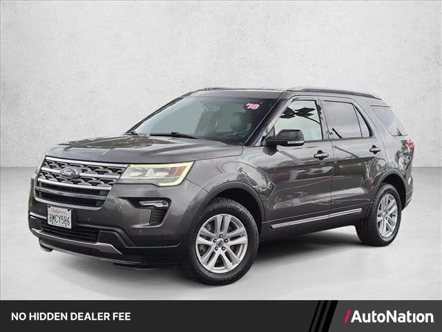 Gray (Magnetic Metallic) 2018 Ford Explorer SUV / Crossover All-Wheel Drive 6-Speed Automatic