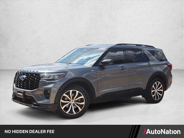 Carbonized Gray Metallic 2025 Ford Explorer SUV / Crossover Rear-Wheel Drive Automatic