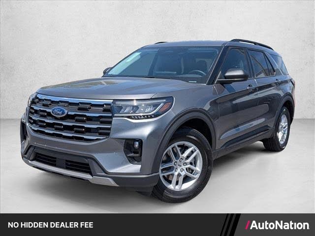 Carbonized Gray Metallic 2026 Ford Explorer SUV / Crossover Rear-Wheel Drive Automatic