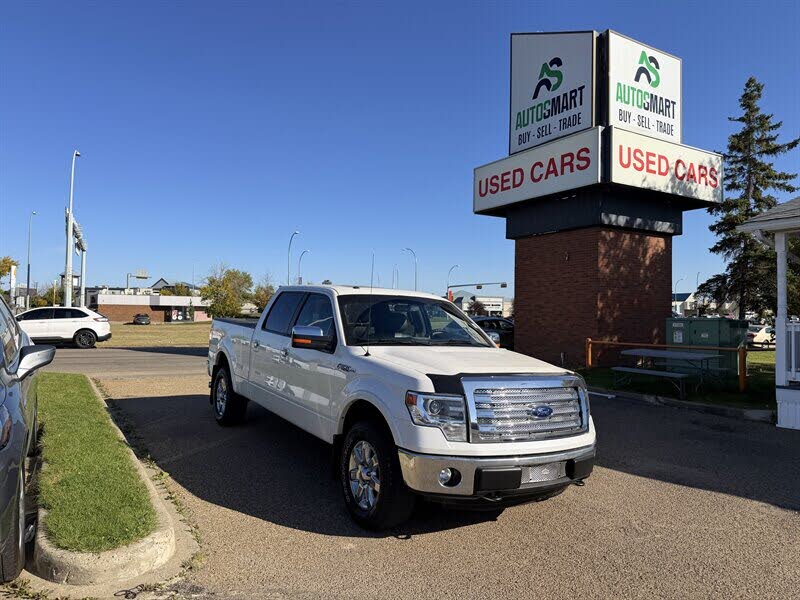 White 2014 Ford F-150 Pickup Truck Four-Wheel Drive Automatic