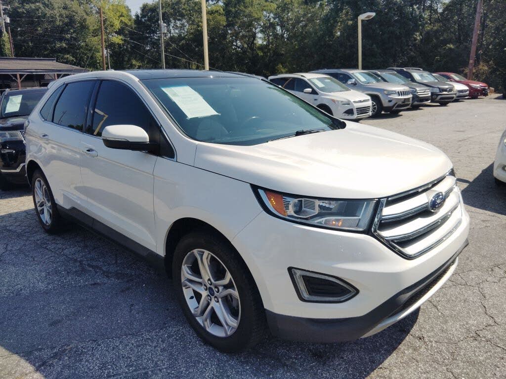 White 2015 Ford Edge SUV / Crossover Front-Wheel Drive 6-Speed Automatic