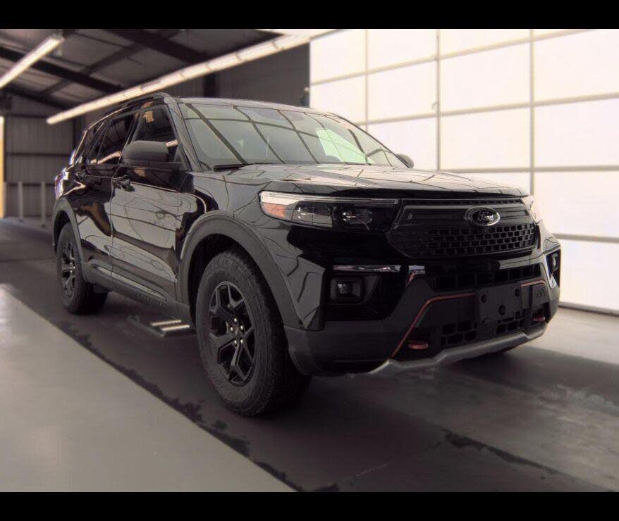 Agate Black Metallic 2022 Ford Explorer SUV / Crossover All-Wheel Drive Automatic