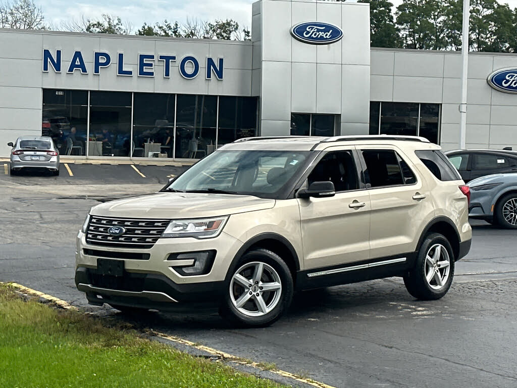 White Gold 2017 Ford Explorer SUV / Crossover All-Wheel Drive 6-Speed Automatic