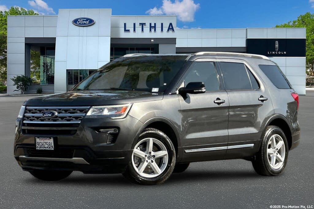 Gray (Magnetic Metallic) 2018 Ford Explorer SUV / Crossover Front-Wheel Drive 6-Speed Automatic