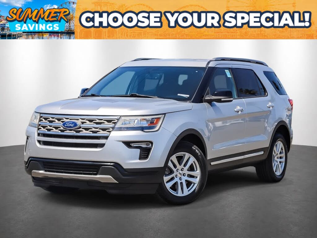 Ingot Silver Metallic 2018 Ford Explorer SUV / Crossover All-Wheel Drive 6-Speed Automatic