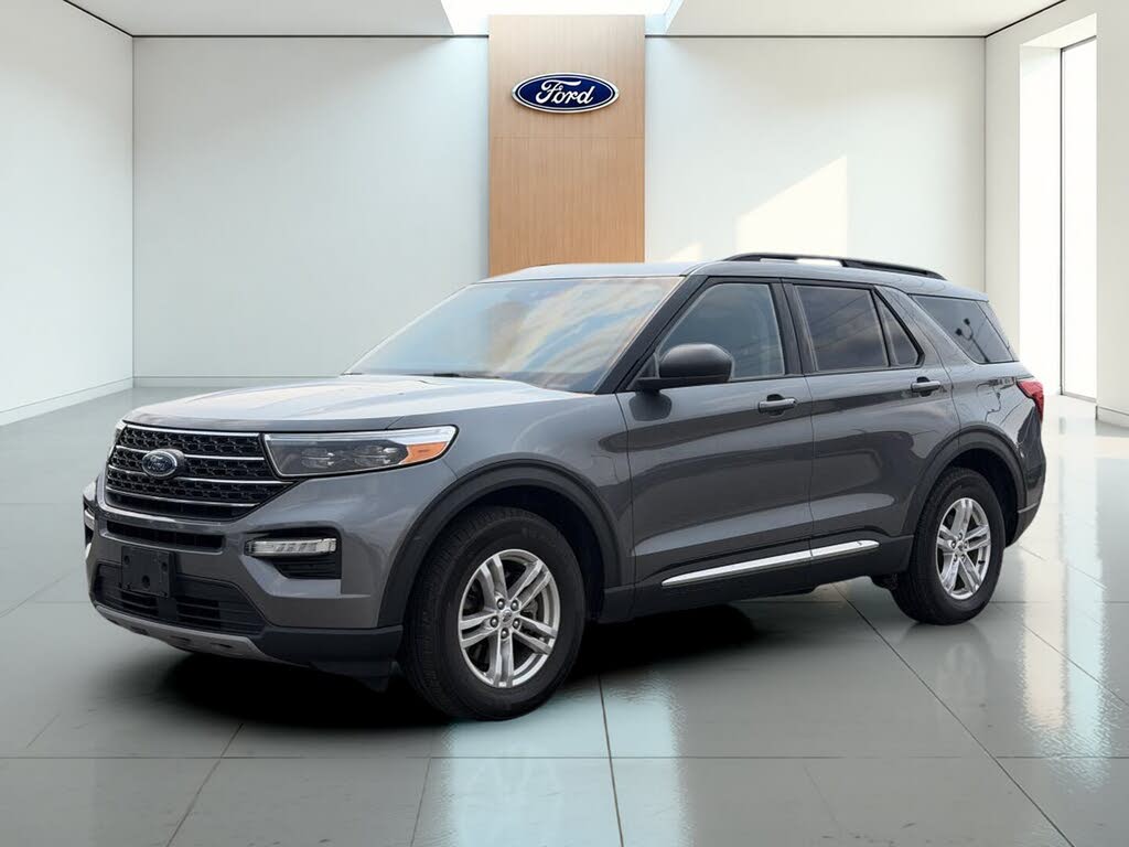 Gray 2022 Ford Explorer SUV / Crossover All-Wheel Drive Automatic