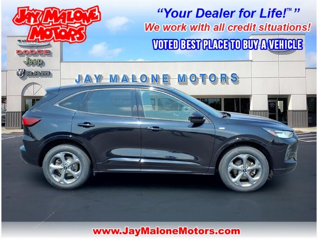 Black Metallic 2024 Ford Escape SUV / Crossover All-Wheel Drive 8-Speed Automatic