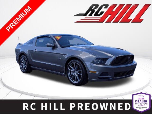 Sterling Gray Metallic 2014 Ford Mustang Coupe Rear-Wheel Drive 6-Speed Automatic