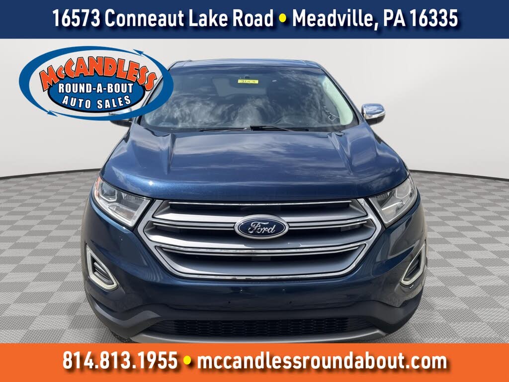 Blue Jeans 2017 Ford Edge SUV / Crossover All-Wheel Drive 6-Speed Automatic