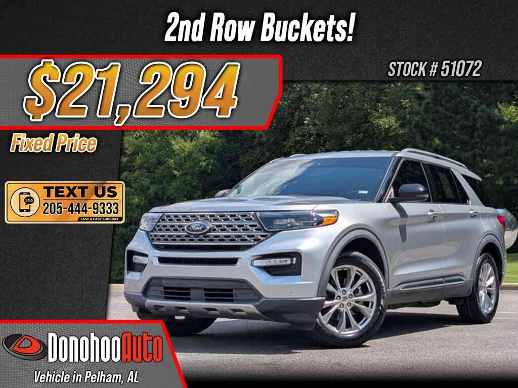 Silver 2020 Ford Explorer SUV / Crossover All-Wheel Drive Automatic