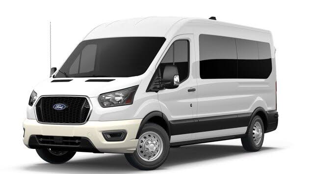Oxford White 2027 Ford Transit Passenger Van All-Wheel Drive Automatic