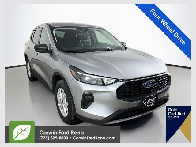 Silver Metallic 2024 Ford Escape SUV / Crossover All-Wheel Drive 8-Speed Automatic