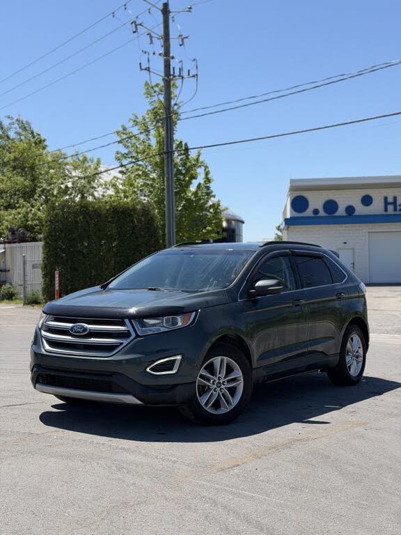 Silver 2015 Ford Edge SUV / Crossover Front-Wheel Drive Automatic