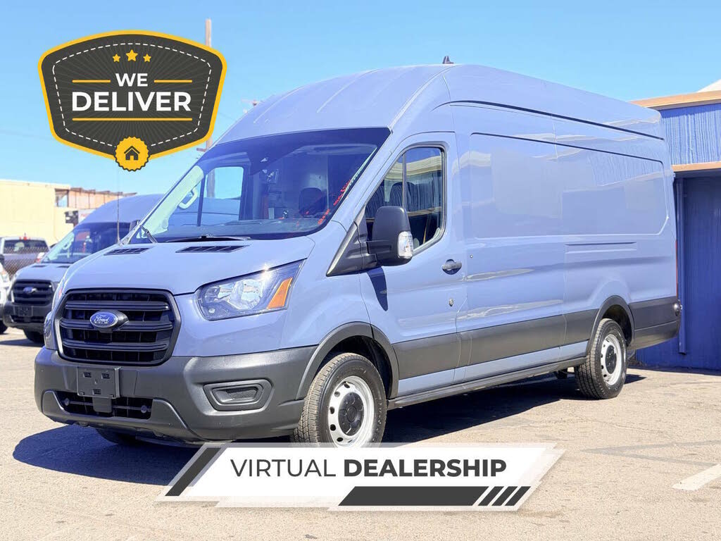 Gray 2020 Ford Transit Cargo Van Rear-Wheel Drive Automatic