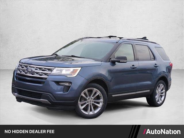 Blue Metallic 2018 Ford Explorer SUV / Crossover All-Wheel Drive 6-Speed Automatic