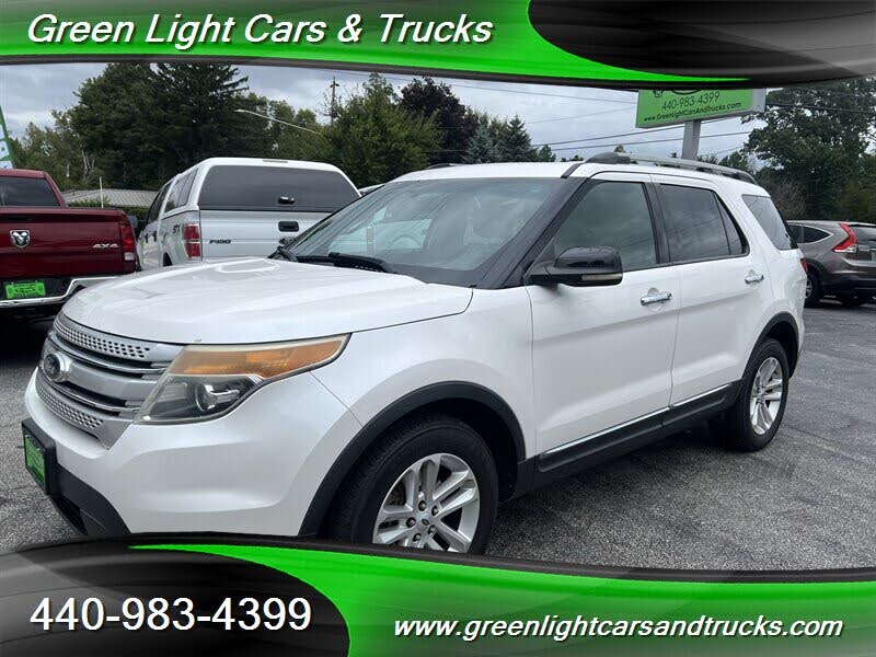 White Platinum Metallic Tri-Coat 2012 Ford Explorer SUV / Crossover All-Wheel Drive Automatic