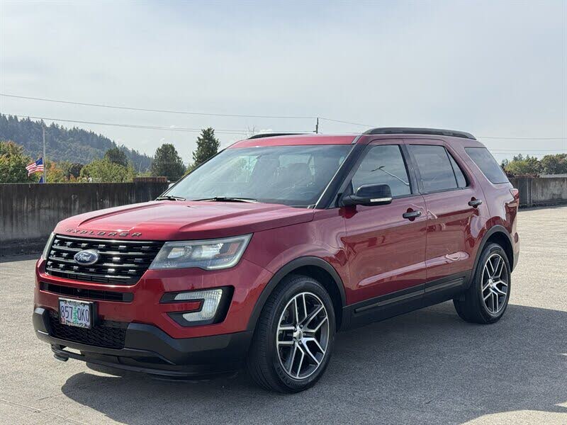 Ruby Red Metallic Tinted Clearcoat 2016 Ford Explorer SUV / Crossover All-Wheel Drive 6-Speed Automatic