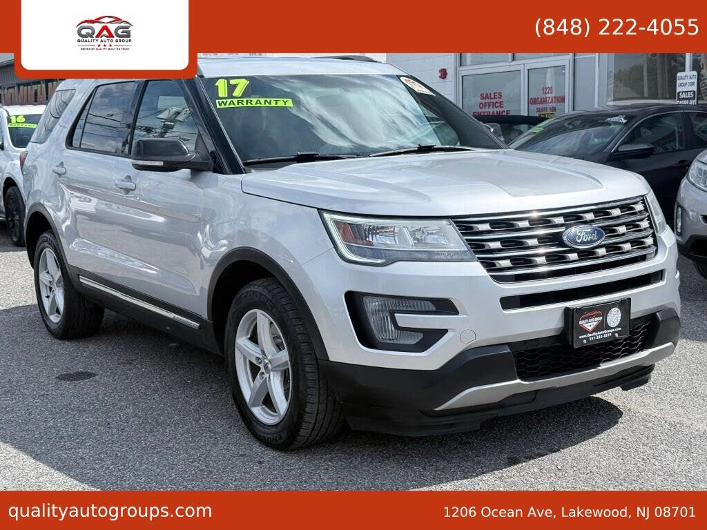 Silver 2017 Ford Explorer SUV / Crossover All-Wheel Drive 6-Speed Automatic