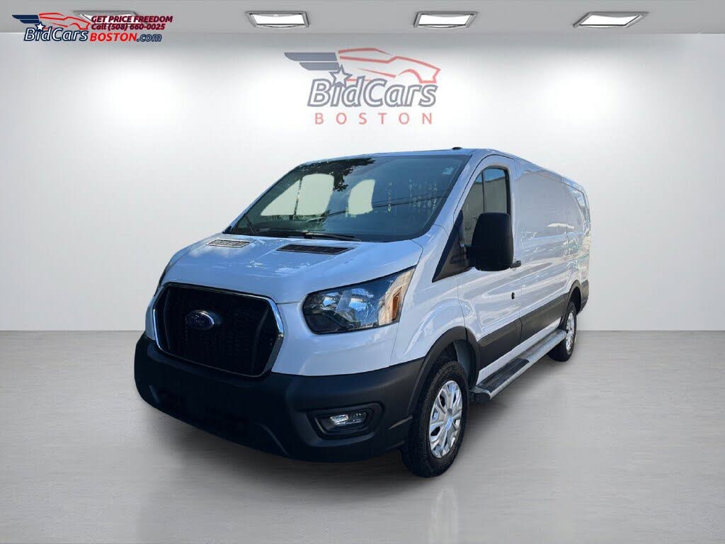 Oxford White 2025 Ford Transit Cargo Van Rear-Wheel Drive 