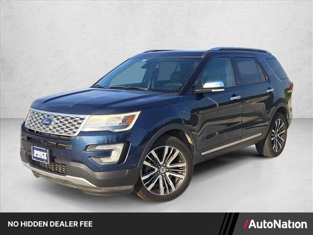 Blue 2017 Ford Explorer SUV / Crossover All-Wheel Drive 6-Speed Automatic