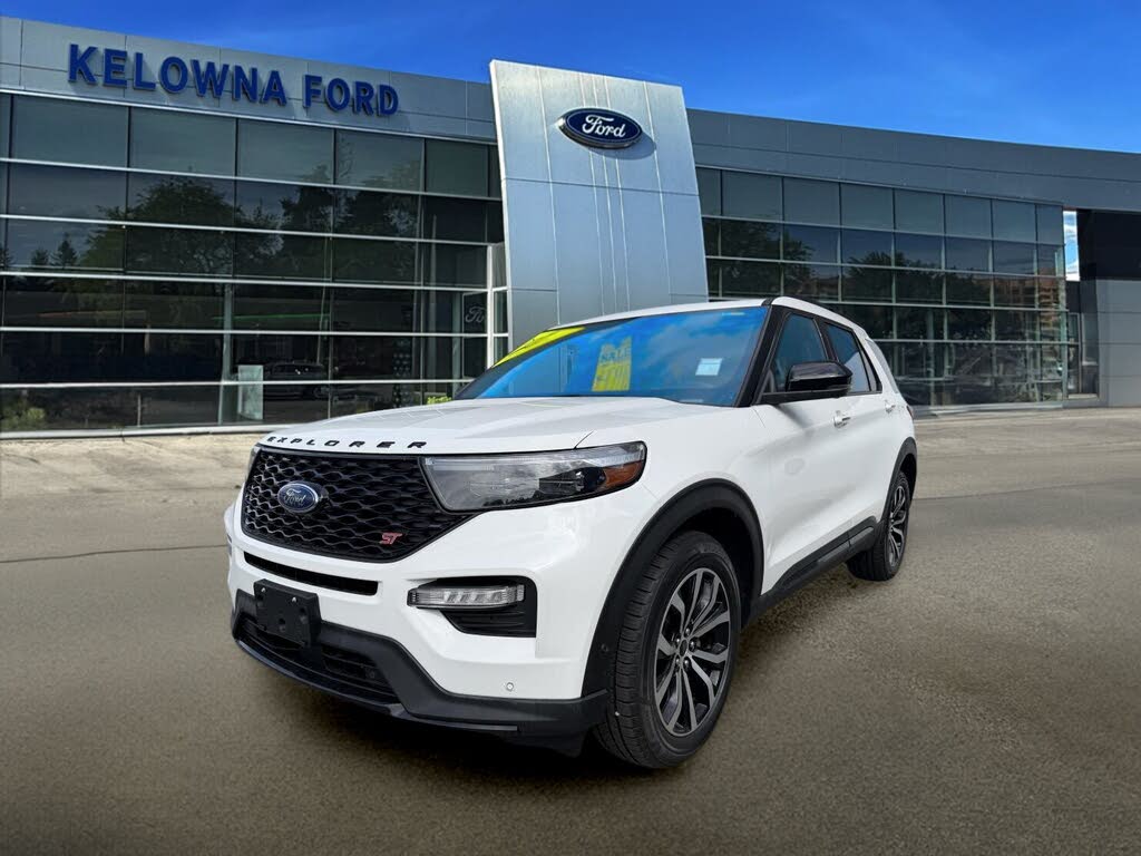 White 2022 Ford Explorer SUV / Crossover All-Wheel Drive Automatic