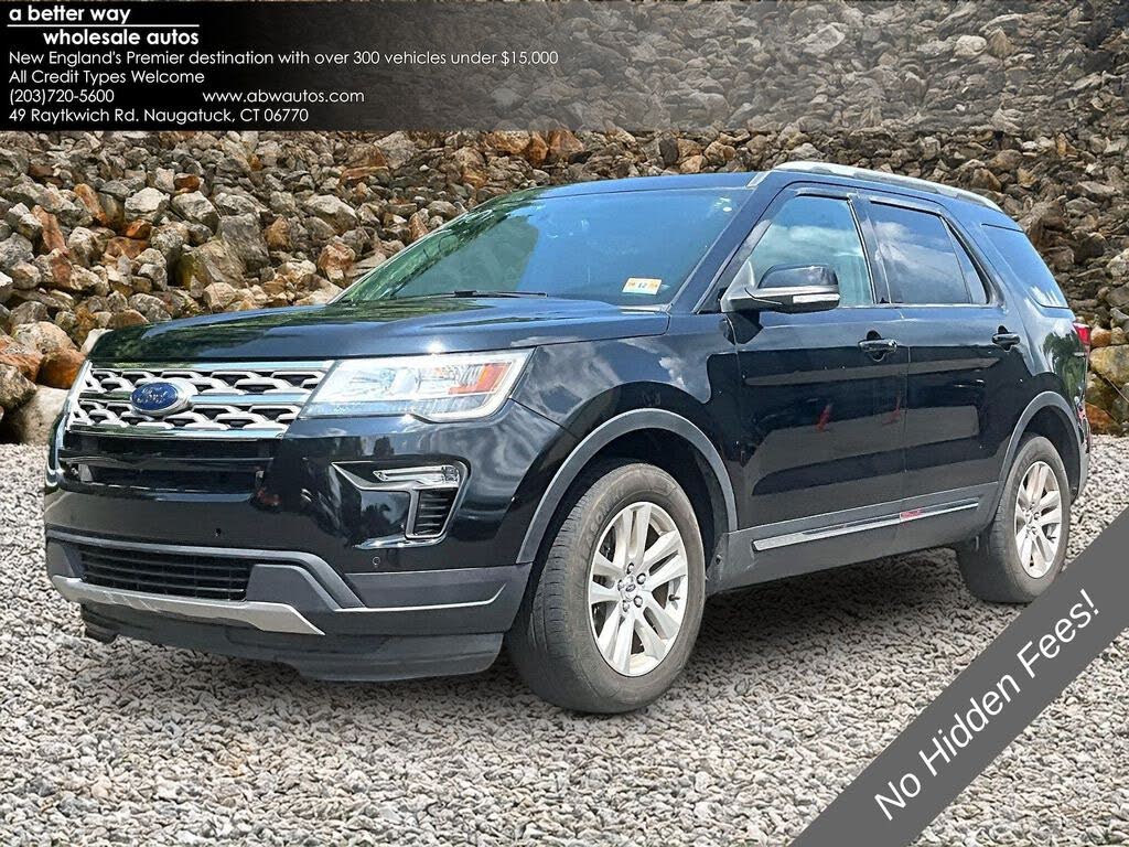 Shadow Black 2018 Ford Explorer SUV / Crossover All-Wheel Drive 6-Speed Automatic