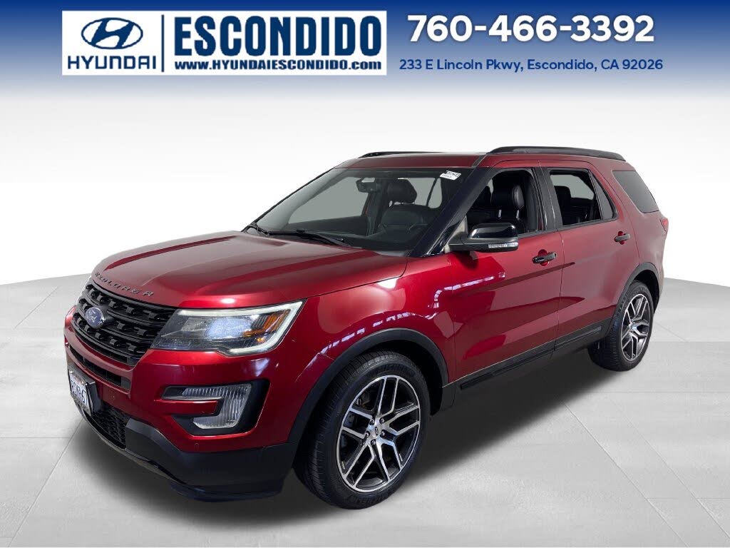 Ruby Red 2017 Ford Explorer SUV / Crossover All-Wheel Drive 6-Speed Automatic