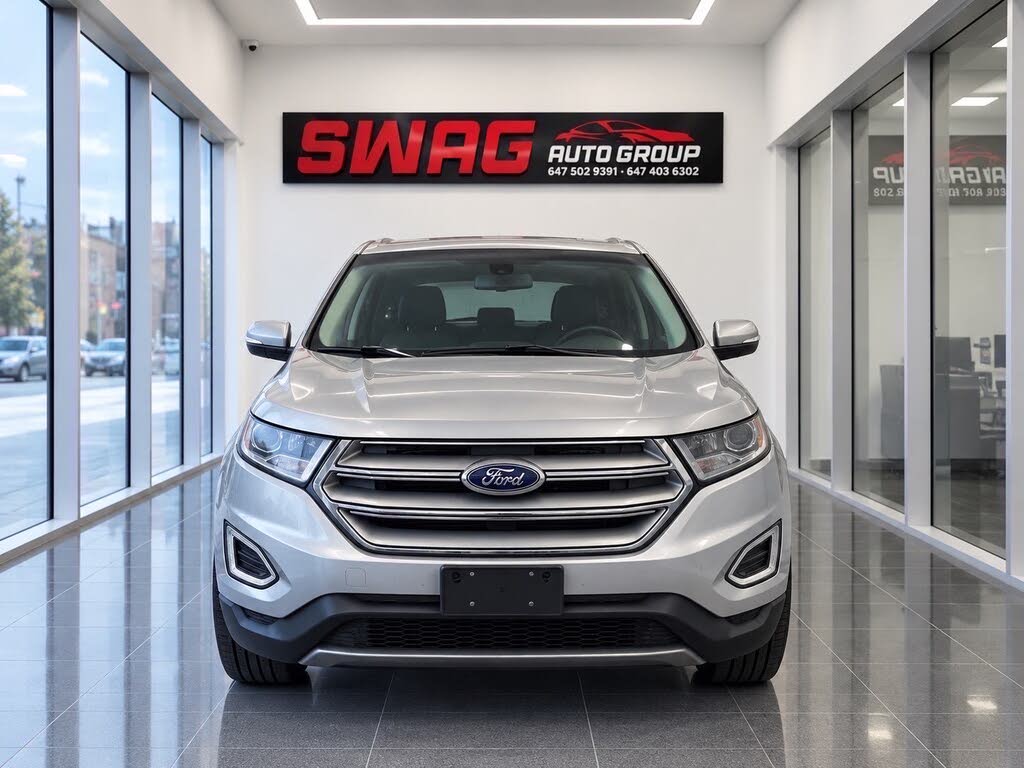 Silver 2017 Ford Edge SUV / Crossover Front-Wheel Drive Automatic